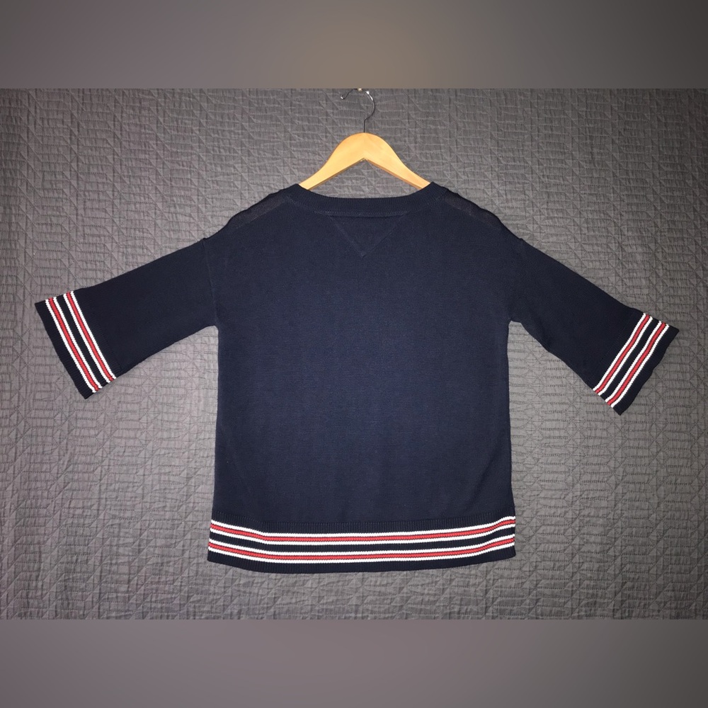 Tommy Hilfiger- Womens 3/4 Sleeve Knit Top - Picture 3 of 9